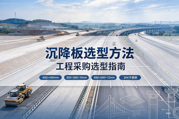 融水沉降板选择方法