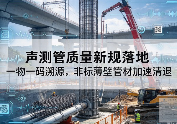融水声测管质量新规落地，一物一码溯源，非标薄壁管材加速清退